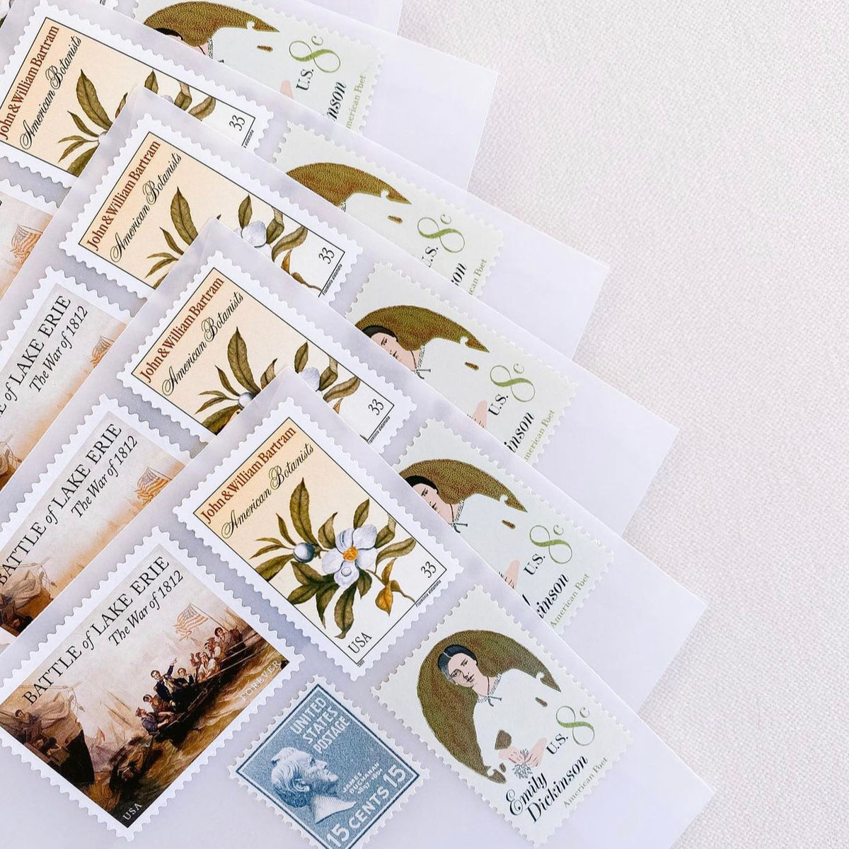 Set of 20 Minnesota Statehood 3c Unused USPS Vintage Postage Stamps Green 